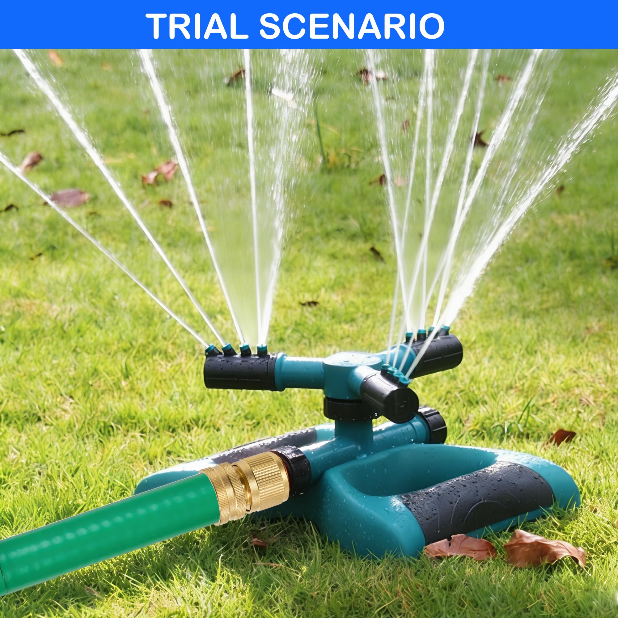 Hourleey Raccordo rapido per tubo da giardino, in ottone massiccio, filettatura da 3/4", kit di connessione rapida da giardino, maschio e femmina, senza perdite (8 set)