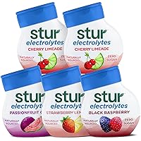 Vista 18 de Stur Potenciador de agua con electrolitos Endulzado con stevia Alto en vitamina C y antioxidantes Sin azúcar Cero calorías Keto Vegano