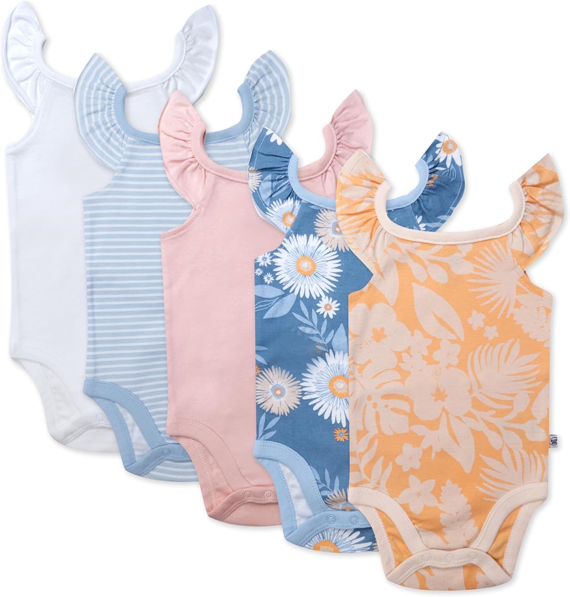 HonestBaby Body sin mangas y camisola de una sola pieza, 100% algodón orgánico, para bebés, niños, niñas, unisex