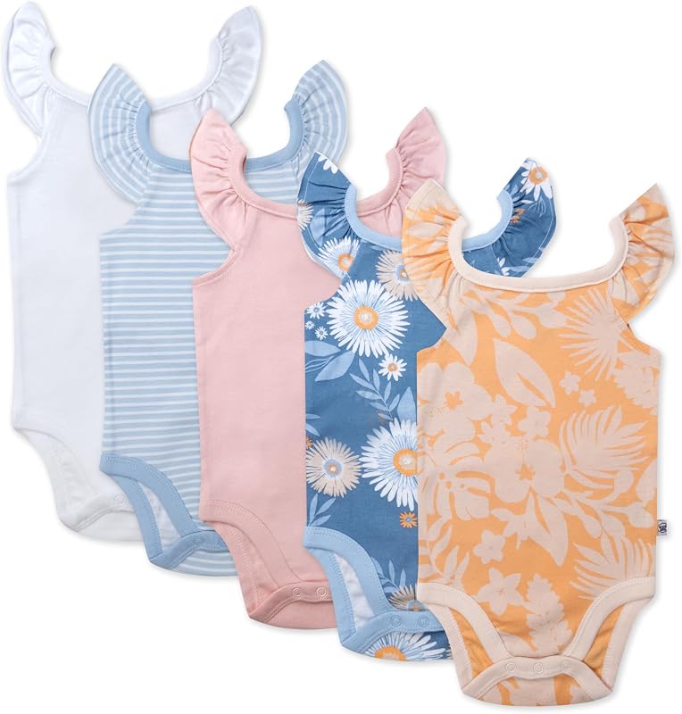 HonestBaby Body sin mangas y camisola de una sola pieza, 100% algodón orgánico, para bebés, niños, niñas, unisex