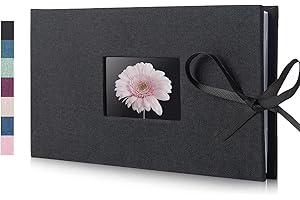 Small Photo Album 4x6, Fabmaker Mini Brag Book for Weddings and Family