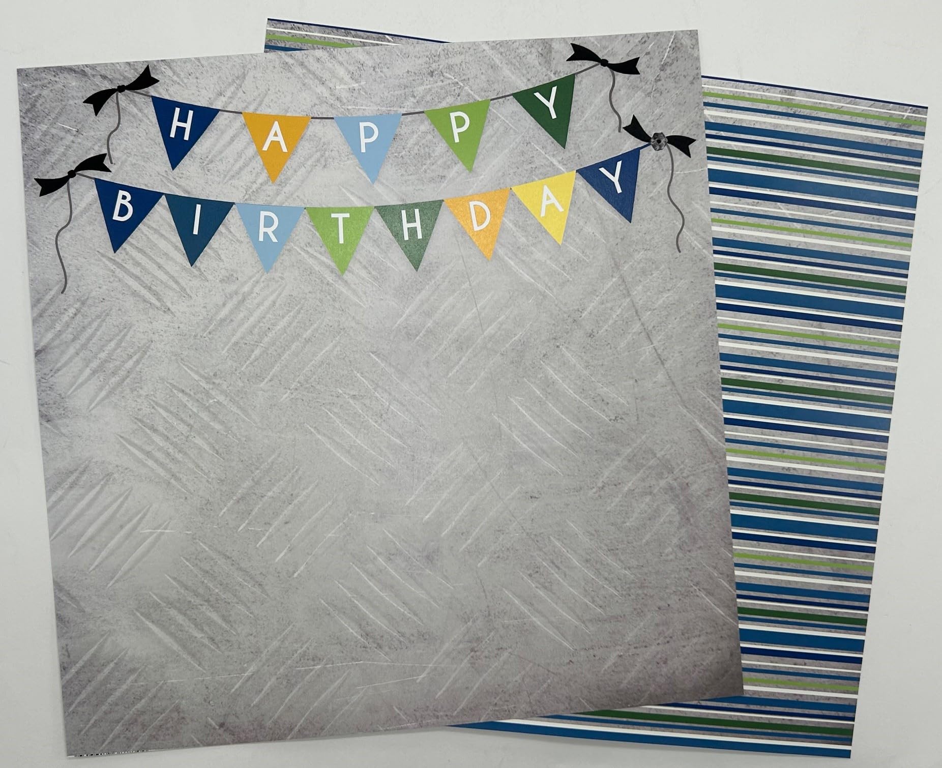Scrapbook Customs Zestaw do scrapbookingu, niebieski, zielony, srebrny i brązowy