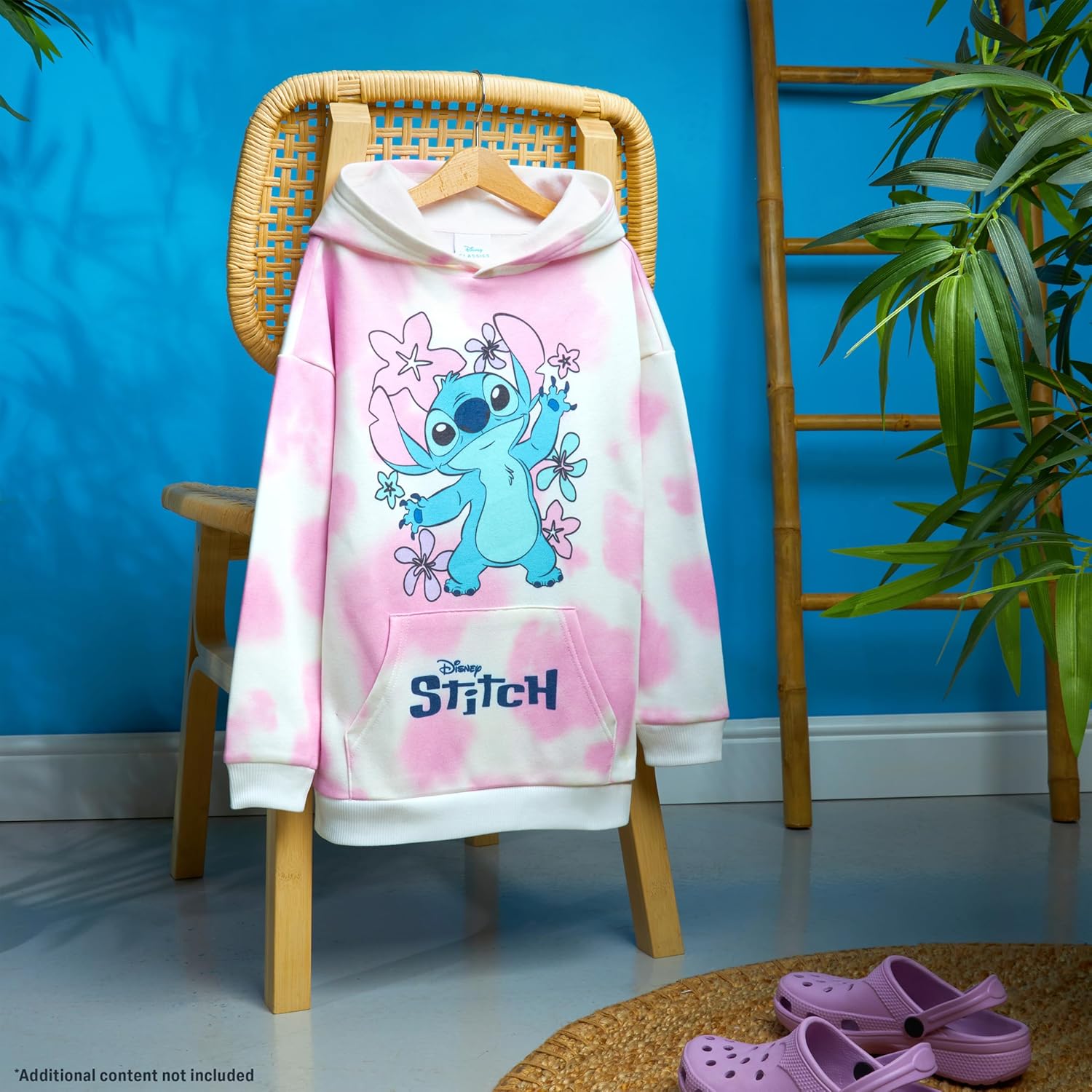 Disney Stitch Girls Teens Hoodie Jumper Pullover Sweatshirt Teen Girl Clothes Tie Dye 3D Ears Kangaroo Pocket Gifts for Girls - Image 3