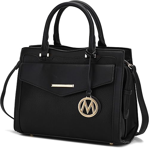 MKF - Bolsos de hombro para mujer - Bolso de bolsillo de piel sintética, cartera para maletín - Correa cruzada, bolso con asa superior