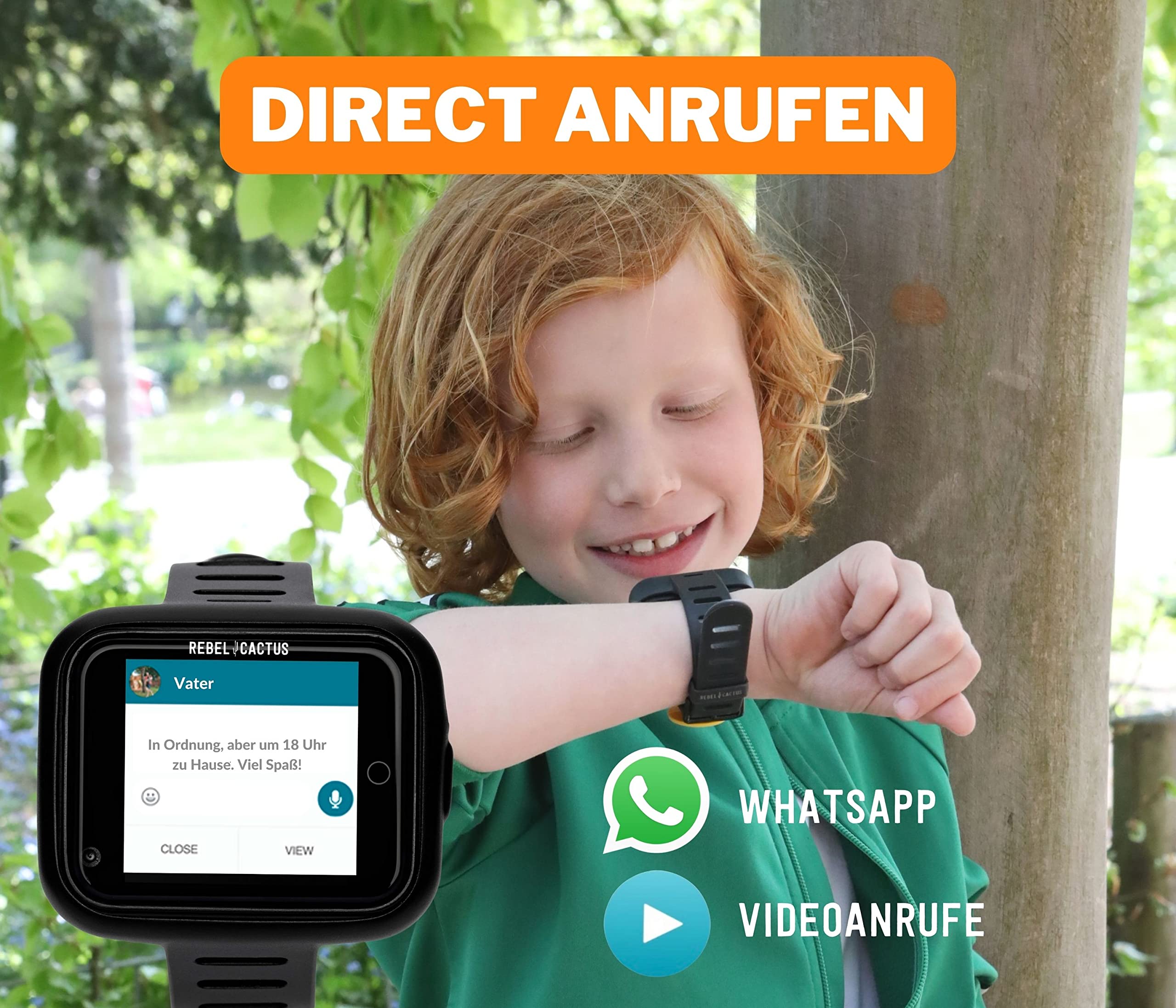 Rebel Cactus GPS Kinder Smartwatch