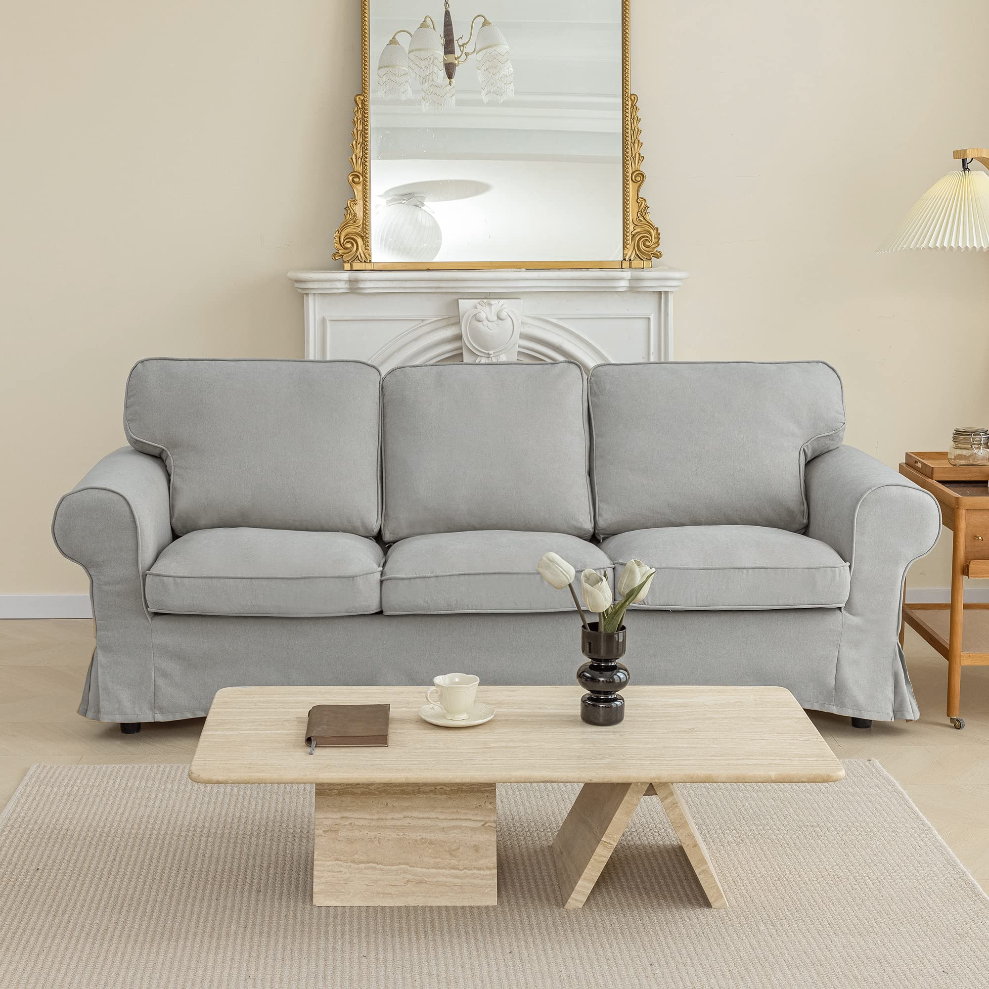 Uppland Ektorp Remmarn Light Grey IKEA UPPLAND Cover Armchair