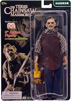 Mego Horror The Texas Chainsaw Massacre Leatherface 8" Action Figure Multicolor