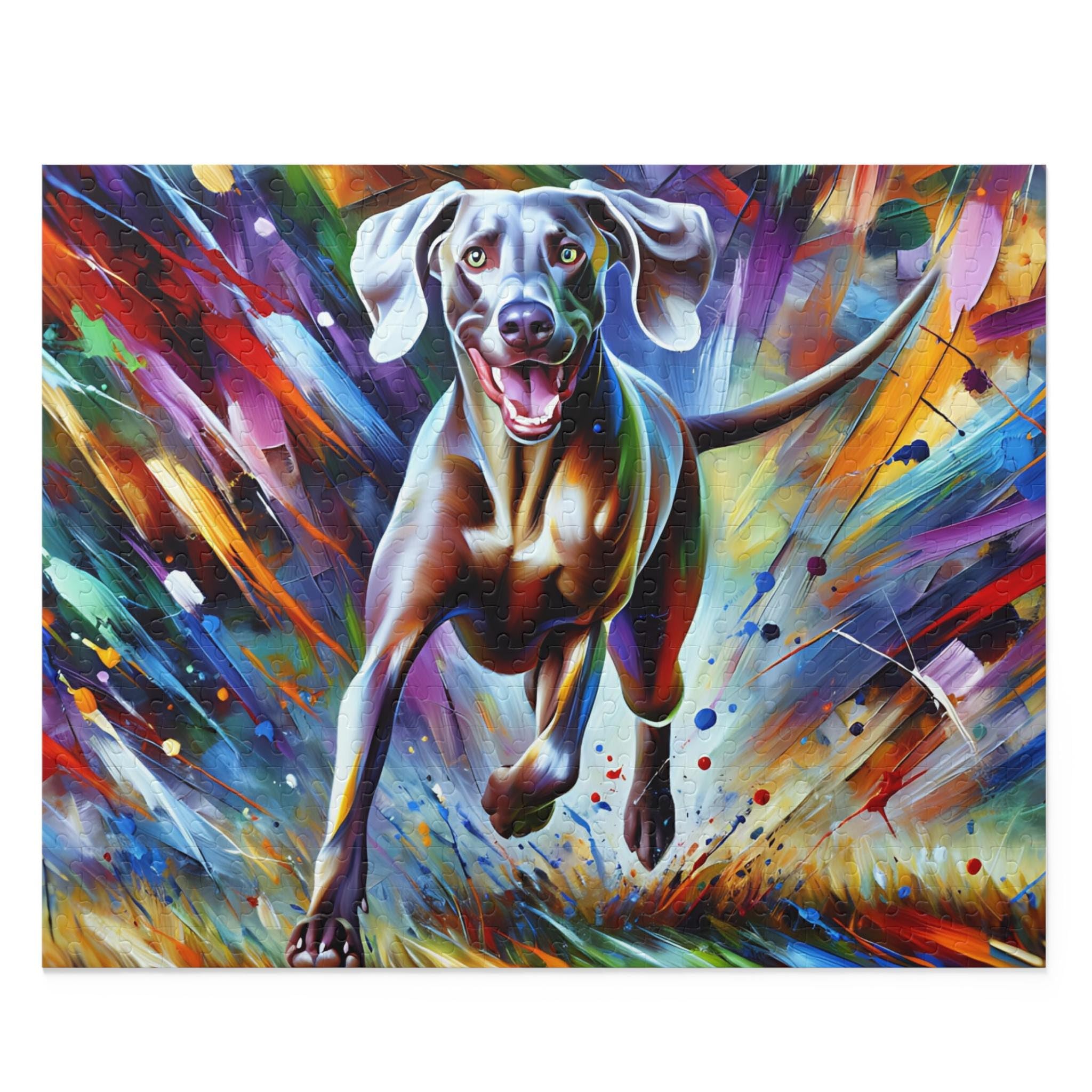 Weimaraner Dog Jigsaw Puzzle | 1000 Pieces | Weim Gifts For Family, Kids, And Grey Ghost Pet Dog Lovers โ image 1