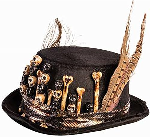 Forum Novelties Party Supplies Unisex - Sombrero de vudú para adultos negro estándar multicolor