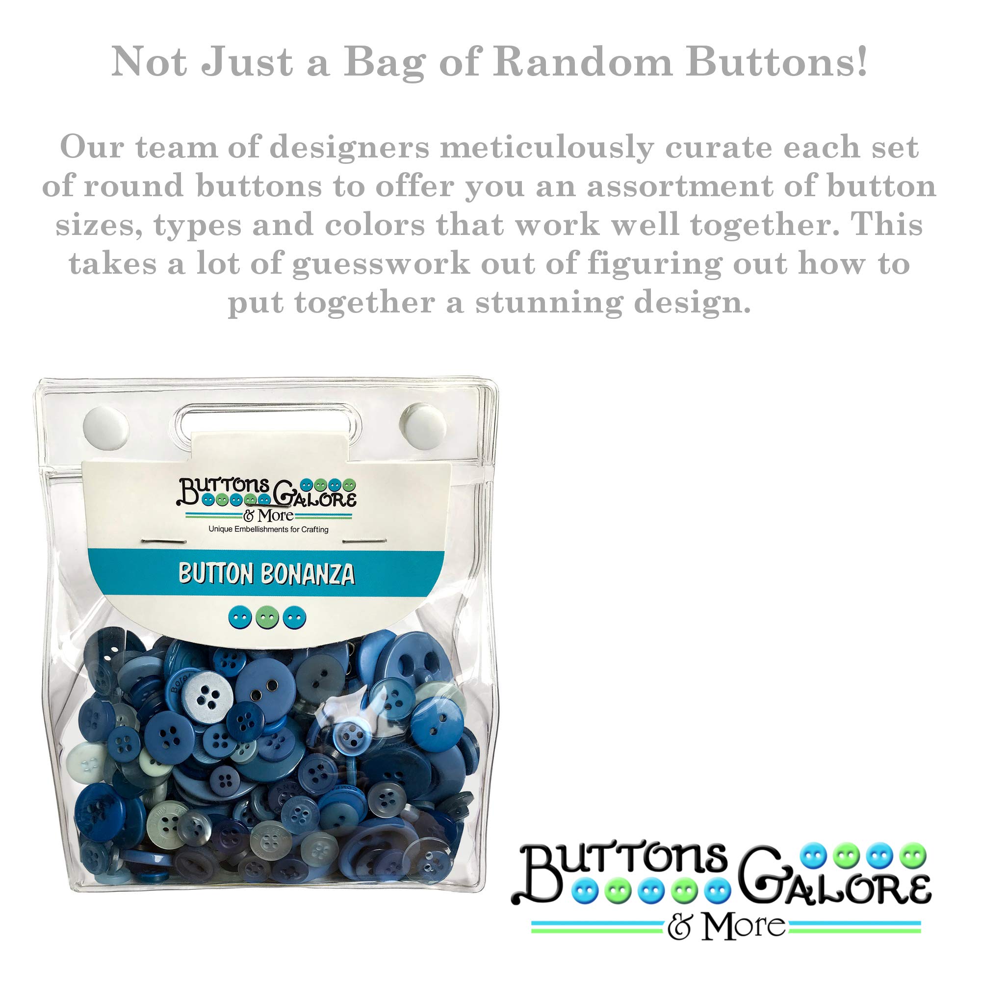 Buttons Galore-Galore-Pulsante Bonanza in plastica, 5 l