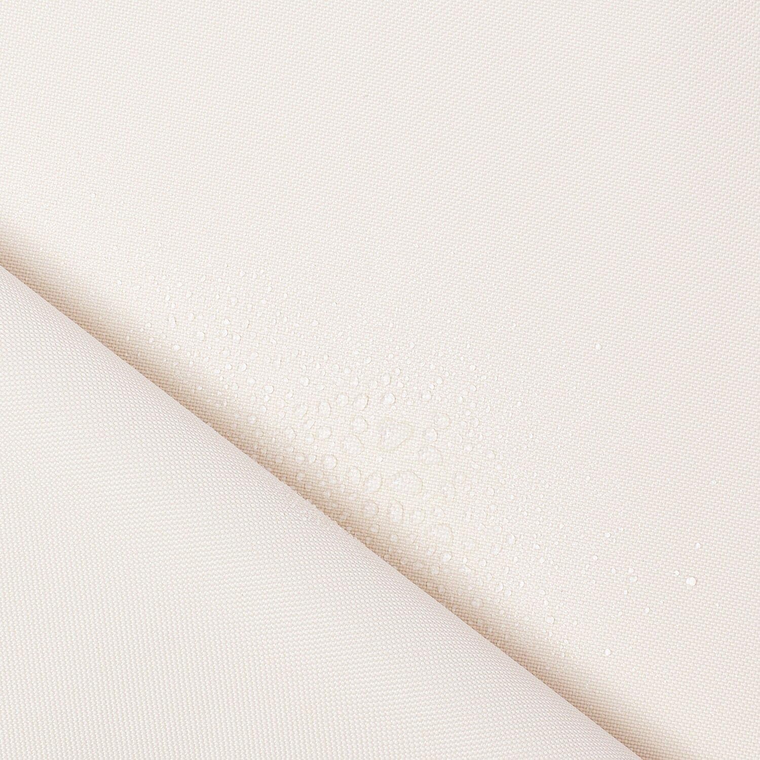 Ottertex Canvas Fabric Waterproof Outdoor 60" Wide 600 Denier 15 Colors Sold by The Yard (5 Yard, Ivory)