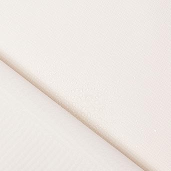 Ottertex Canvas Fabric Waterproof Outdoor 60" Wide 600 Denier 15 Colors Sold by The Yard 5 Yard, Ivory