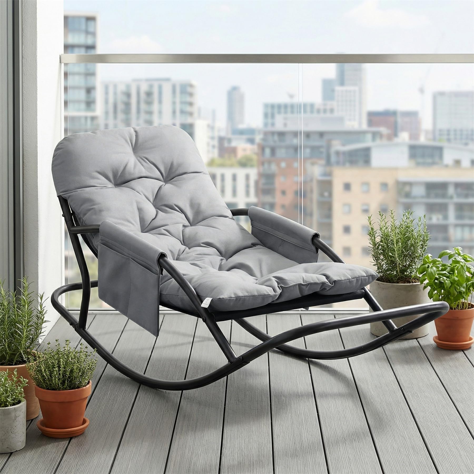 fauteuil à bascule extérieur