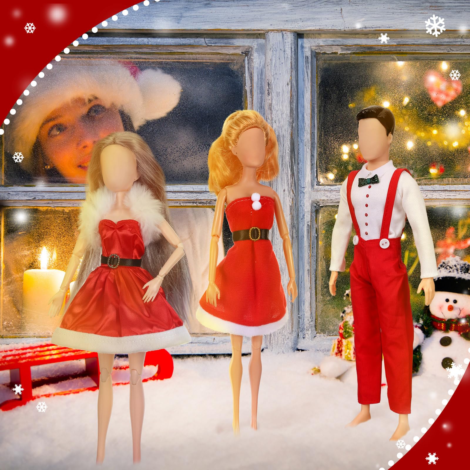 OEM Factory Customized Christmas Decoration Mrs Claus Figurine Christmas Santa Decoration Santa Item Christmas Manufacturer In China - Christmas Gift Doll And Plastic Christmas Doll Price