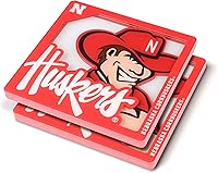 Vista 26 de YouTheFan NCAA Serie Logo 3D NCAA Posavasos