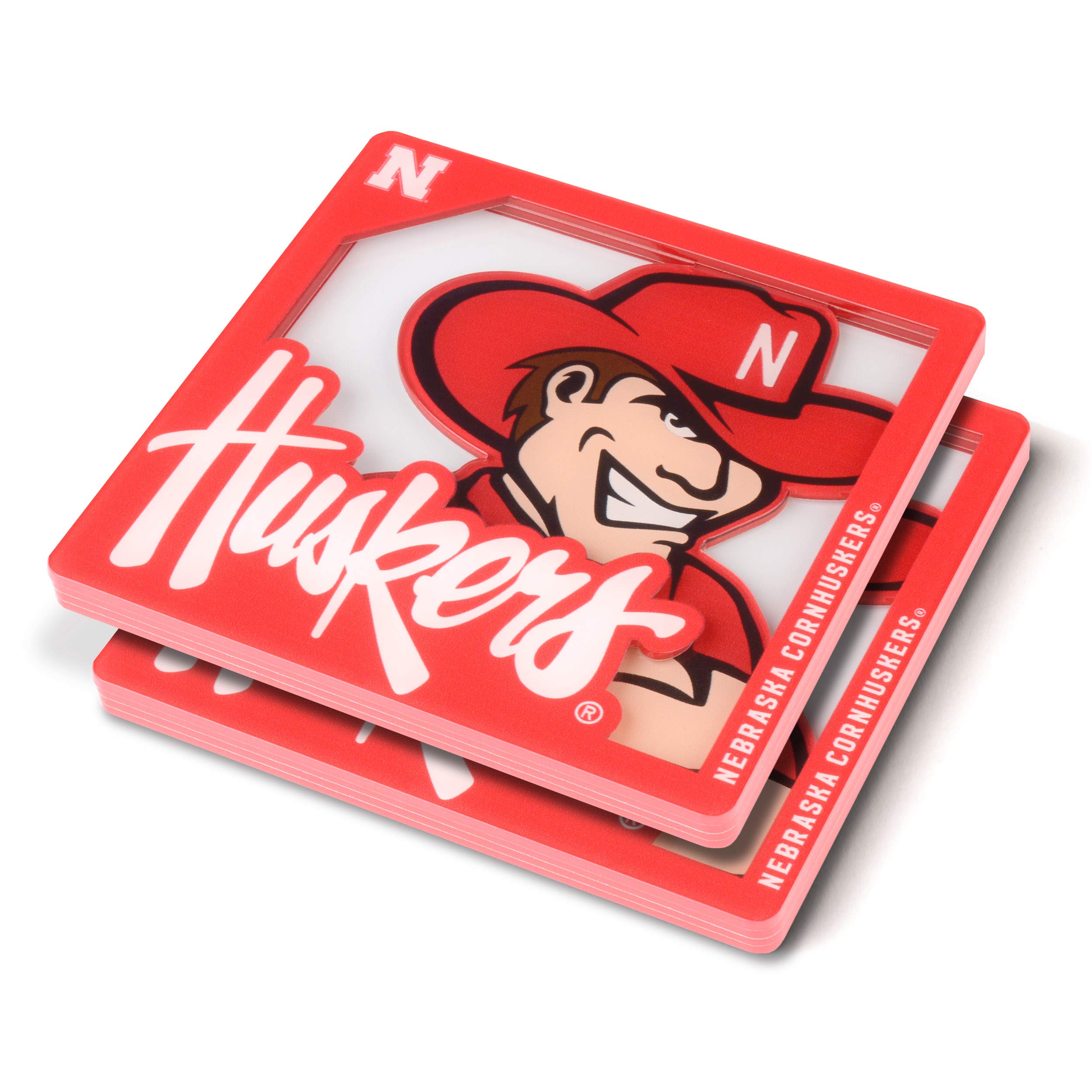 YouTheFan NCAA NCAA 3D Logo Series Coasters