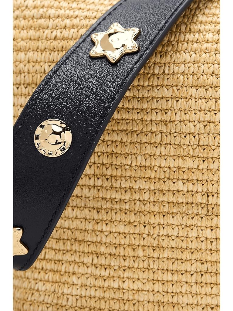 Multi Madewell Straw Leather Sun Stud Shoulder