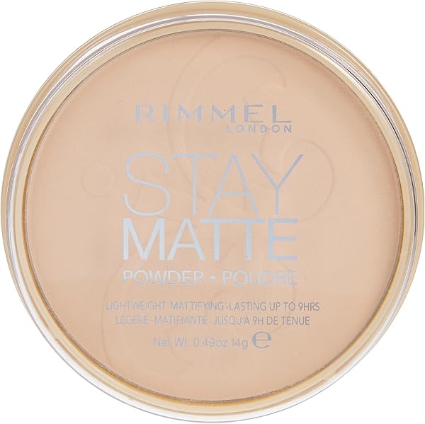 Rimmel Stay Matte Pressed Powder, Silky Beige, 14g (Pack of 2) Silky Beige, pack of 2 - 1