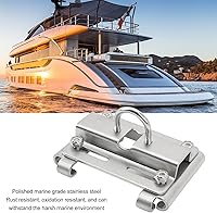 Vista 2 de OUKENS Soporte de anclaje de montaje en riel, soporte de anclaje vertical de acero inoxidable de grado marino para barcos, barcos, yates (grande)