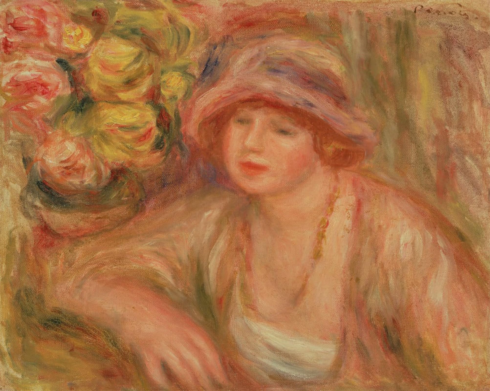 POSTERIIk Famous Print Pop Art Wall Art Graffiti Madame Jean Renoir by Pierre Auguste Renoir Art Prints for Home Decor 60x90cm