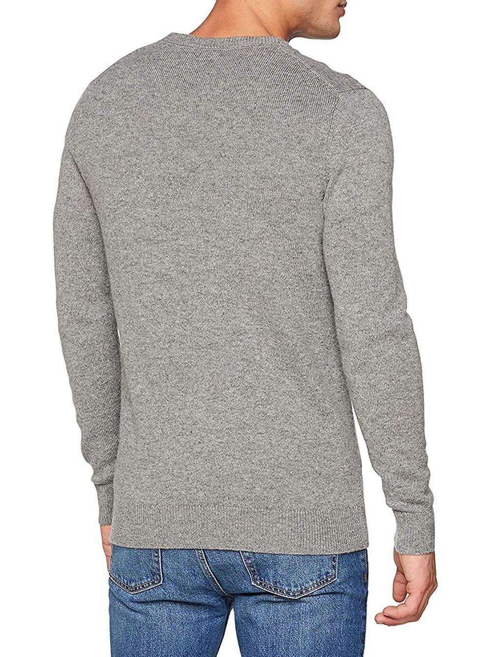 Lyle & Scott Herren Crew Neck Lambswool Blend Jumper Pullover