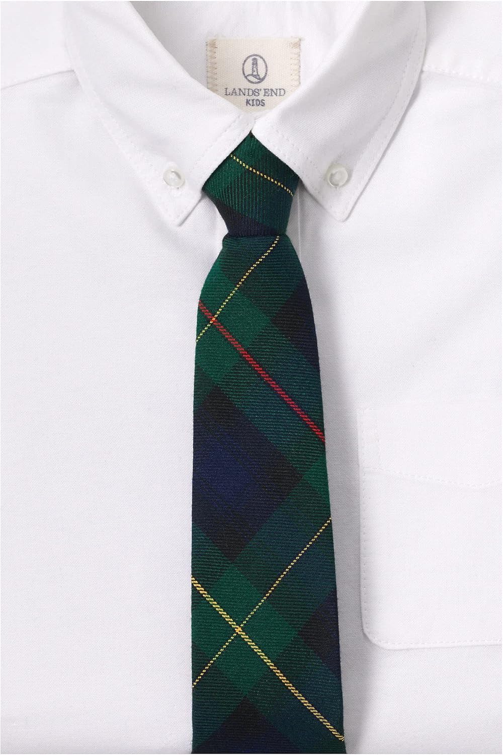 Lands' End School Uniform Kids Pre Tied Tie