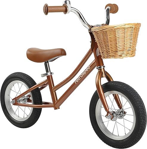 Miniatura 7 de Retrospec Baby Beaumont - Bicicleta de equilibrio para niños pequeños, sin pedales, neumáticos acolchados rellenos de aire para niños y niñas de 1 a