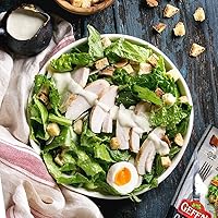 Vista 2 de Gefen Paquete variado de crutones sazonados de 5.2 onzas (paquete de 3) sin lácteos César picante, hierba italiana y ajo de cebolla Perfecto