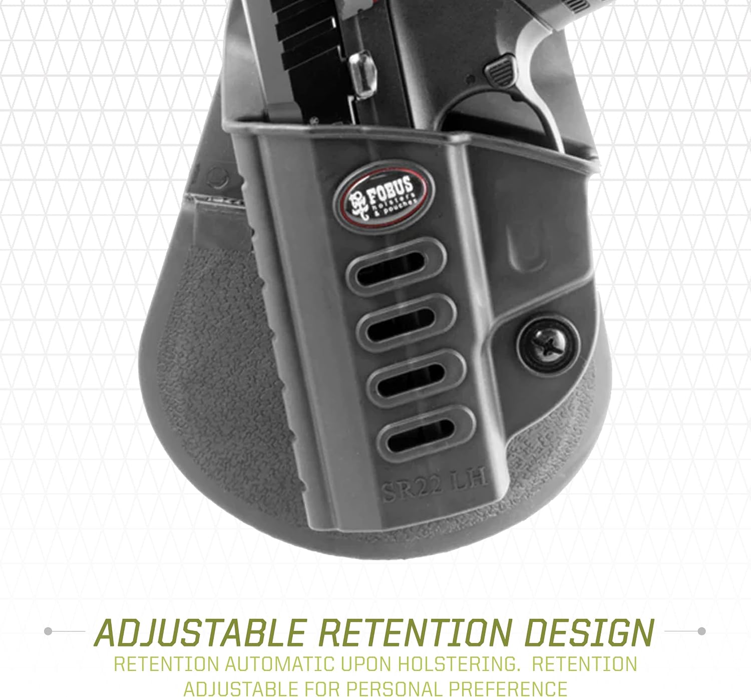 Fobus SR22 Concealed Carry OWB Paddle Holster for Ruger SR22