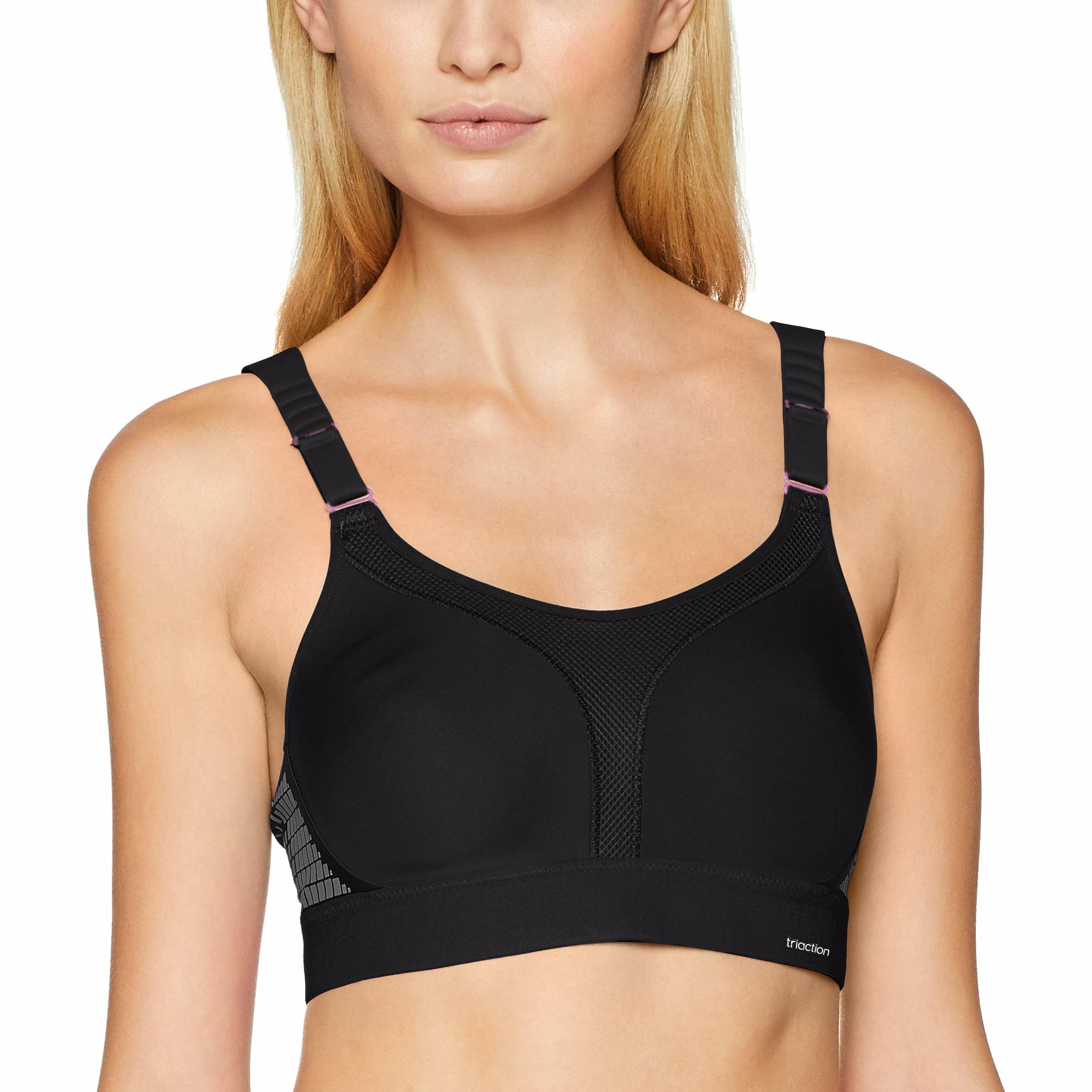 Triaction Damen Sport-BH Extreme Lite N – Schwarz, Größe 90B