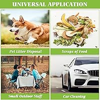 Vista 6 de Teivio - Bolsas de basura fuertes de 1 galón, 330 unidades, bolsas de basura para baño, bolsas de plástico pequeñas para oficina en casa, cocina