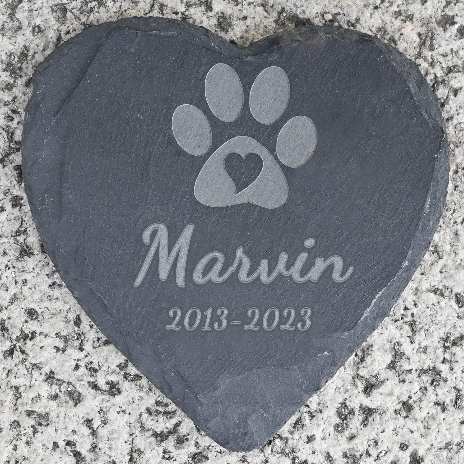 Pet Memorial Stones, Gifts, Loss of Sympathy Dog Gifts for Dog, Bereavement Grave Marker, in Memory - Style C, 6''x6''/15x15cm