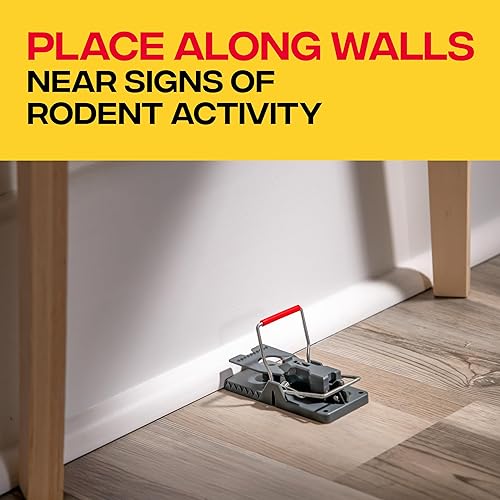 Miniatura 5 de Victor M144B - Trampa para ratas reutilizable, fácil de matar con energía instantánea, 6 trampas