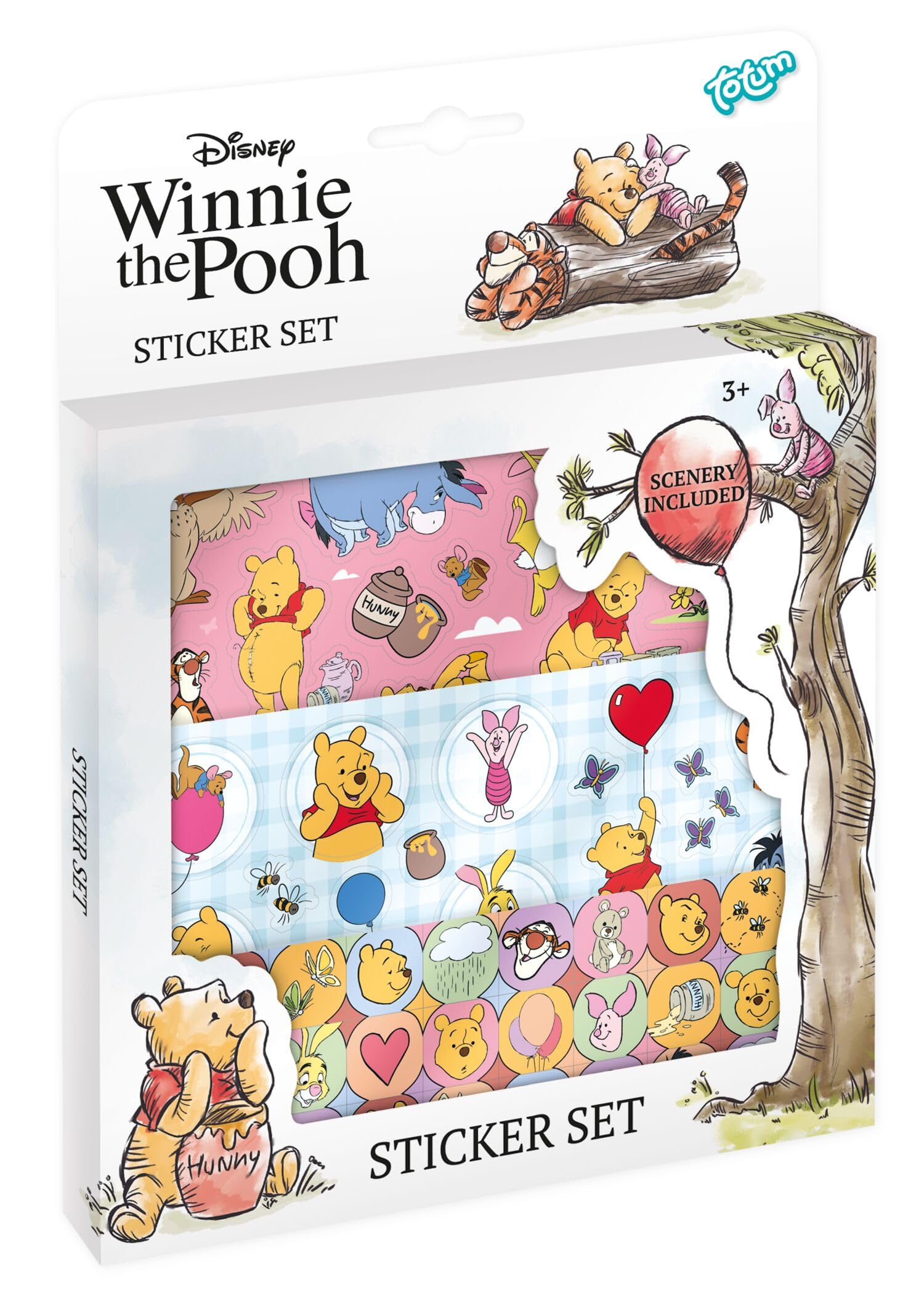 Totum Disney Winnie the Pooh Sticker Set