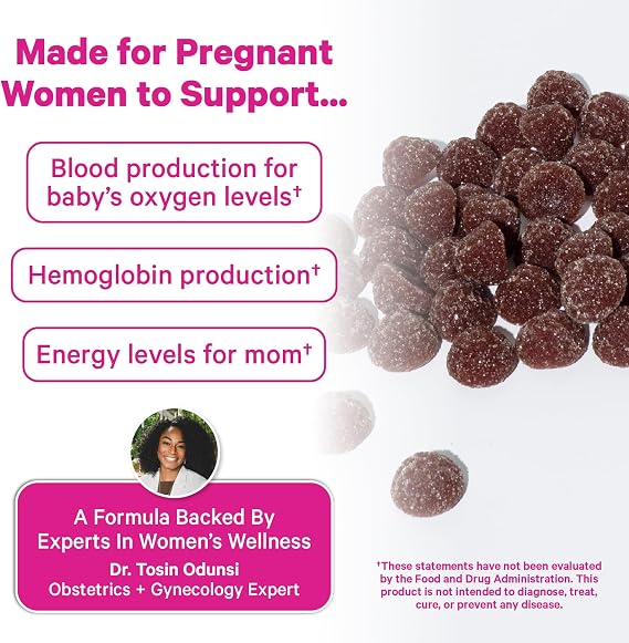 Pink Stork Prenatal Nutrition & Iron Bundle | Liquid Prenatal Vitamin with Organic Blend & Iron Supplement with Vitamin C | Energy, Morning Sickness, Focus & Blood Cell Production Support