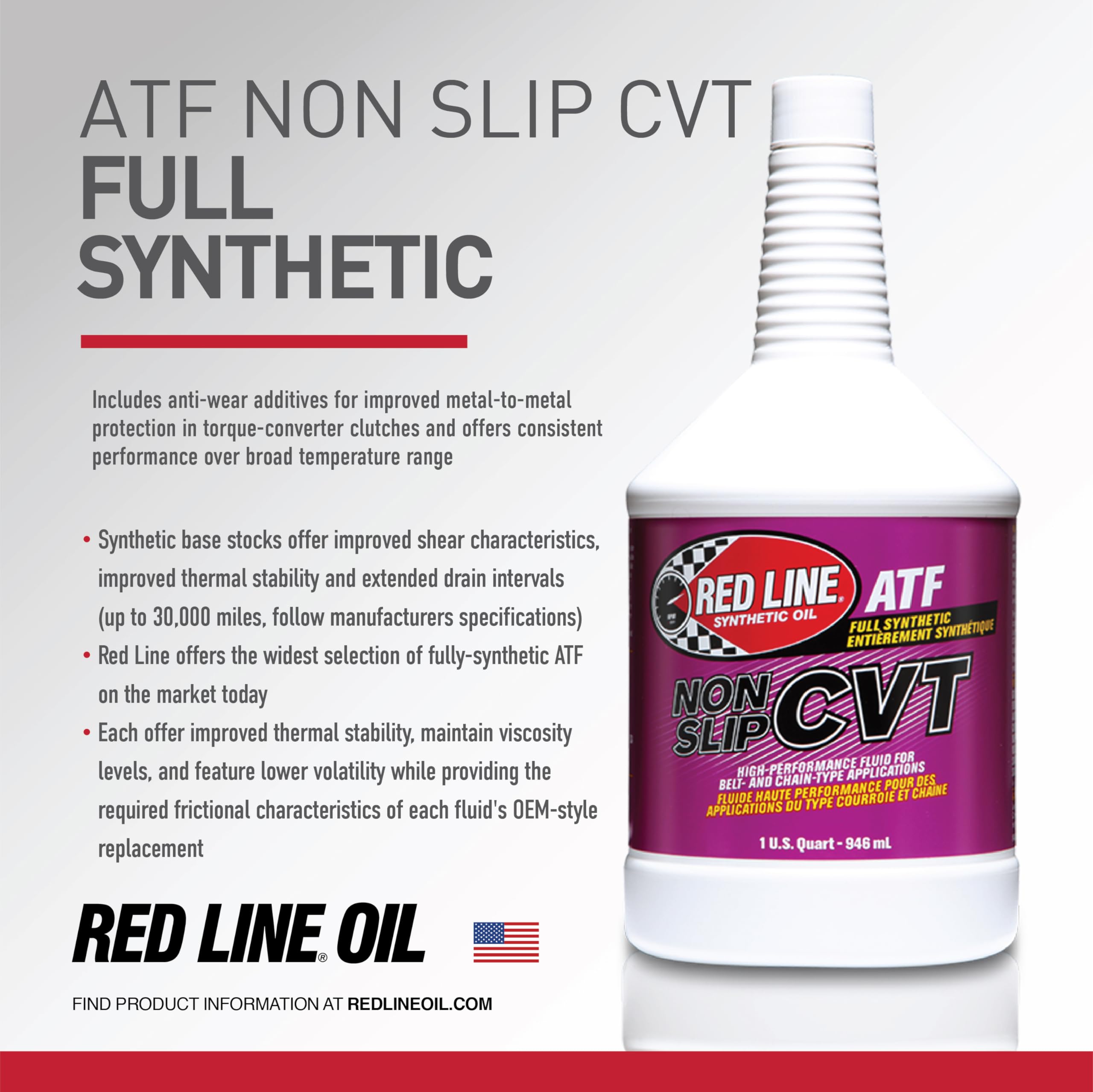 Amazon.com: Red Line 30804 Synthetic Non-Slip Continuously