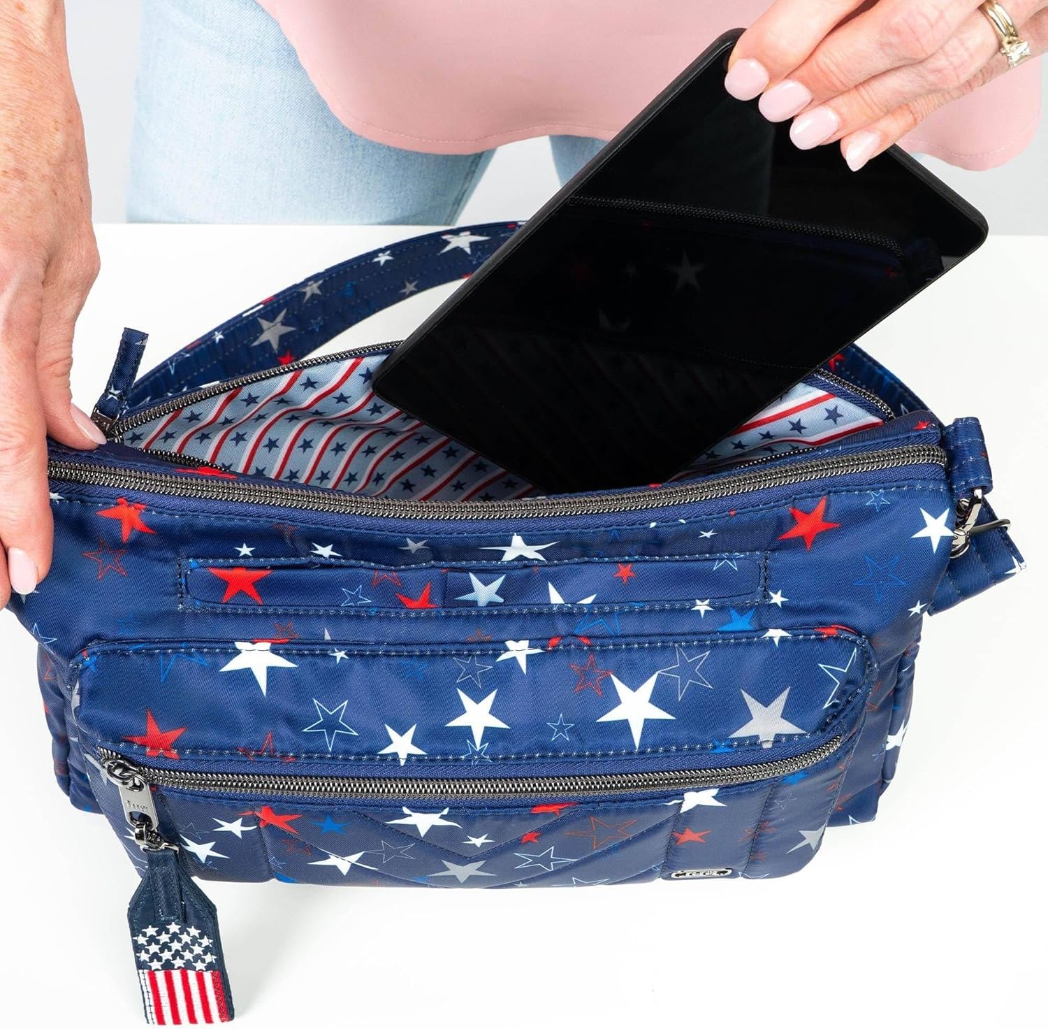 Lug Stretch LE Crossbody Bag - Patriotic - Image 6