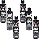 IRON AMERICAN Liquid Chalk - No-Mess Long-Lasting Grip Chalk for Weightlifting, Gymnastics, Rock Climbing, and Fitness Training - 250ml Bottle - Advanced Hand Chalk for Gym - 6pk