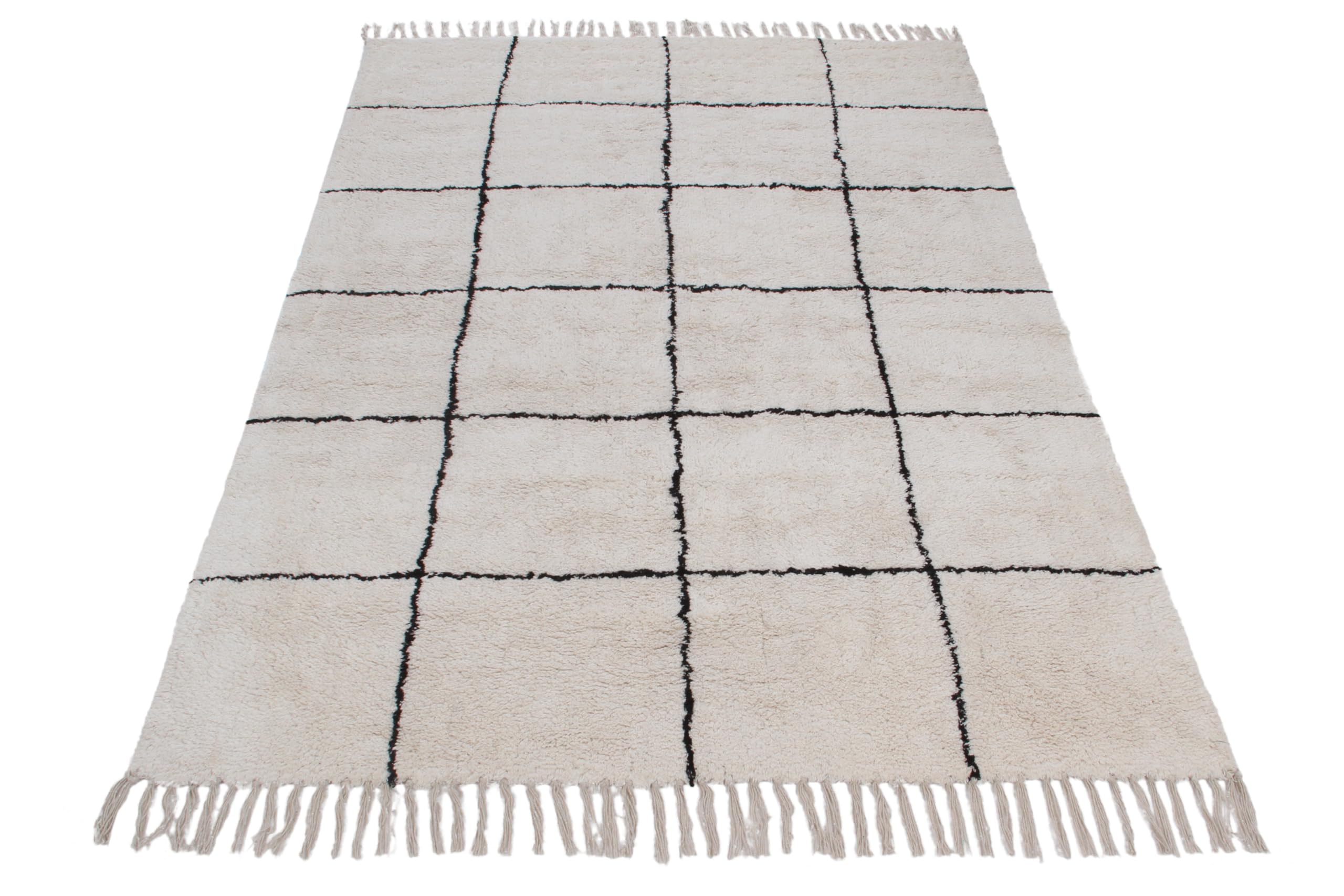 TAPIS BERBERO EN COTON DES.1 200X140