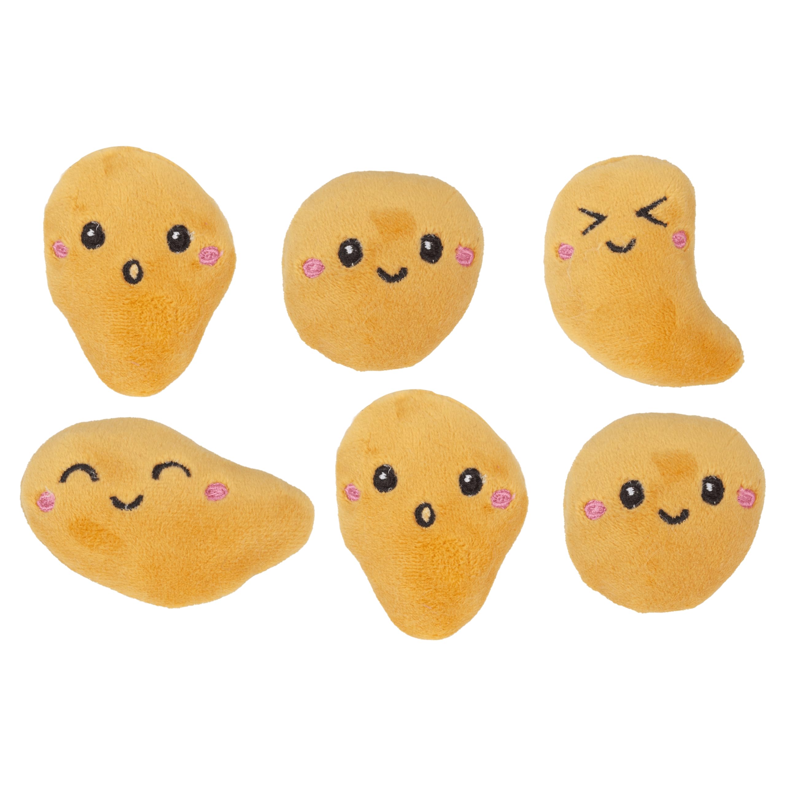 PMS Chicken Nugget Plushies Pack of 6 in Takeaway Box