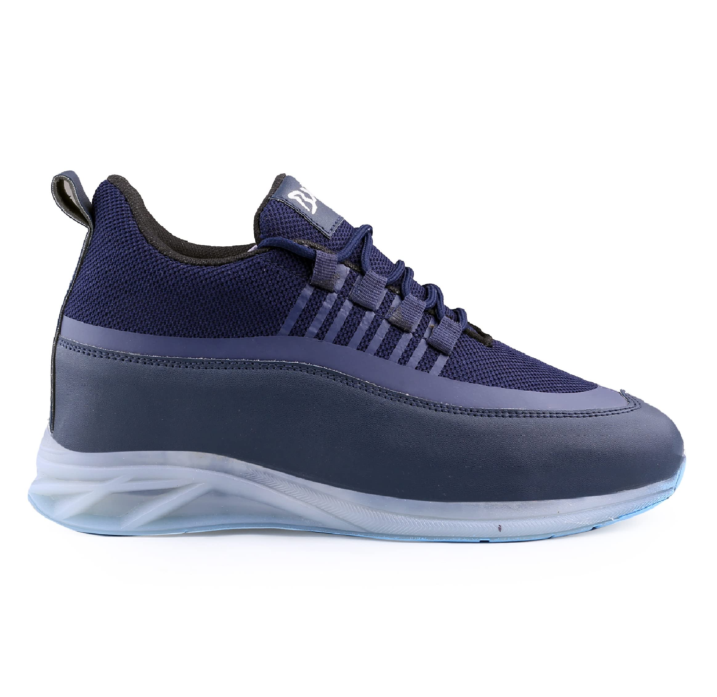 Mens 3 Inch Hidden Height Increasing Blue Casual Sports Lace-Up and Light Weight Shoes. - 7 UK (B0C6KX5V4M) Amazon Price History, Amazon Price Tracker