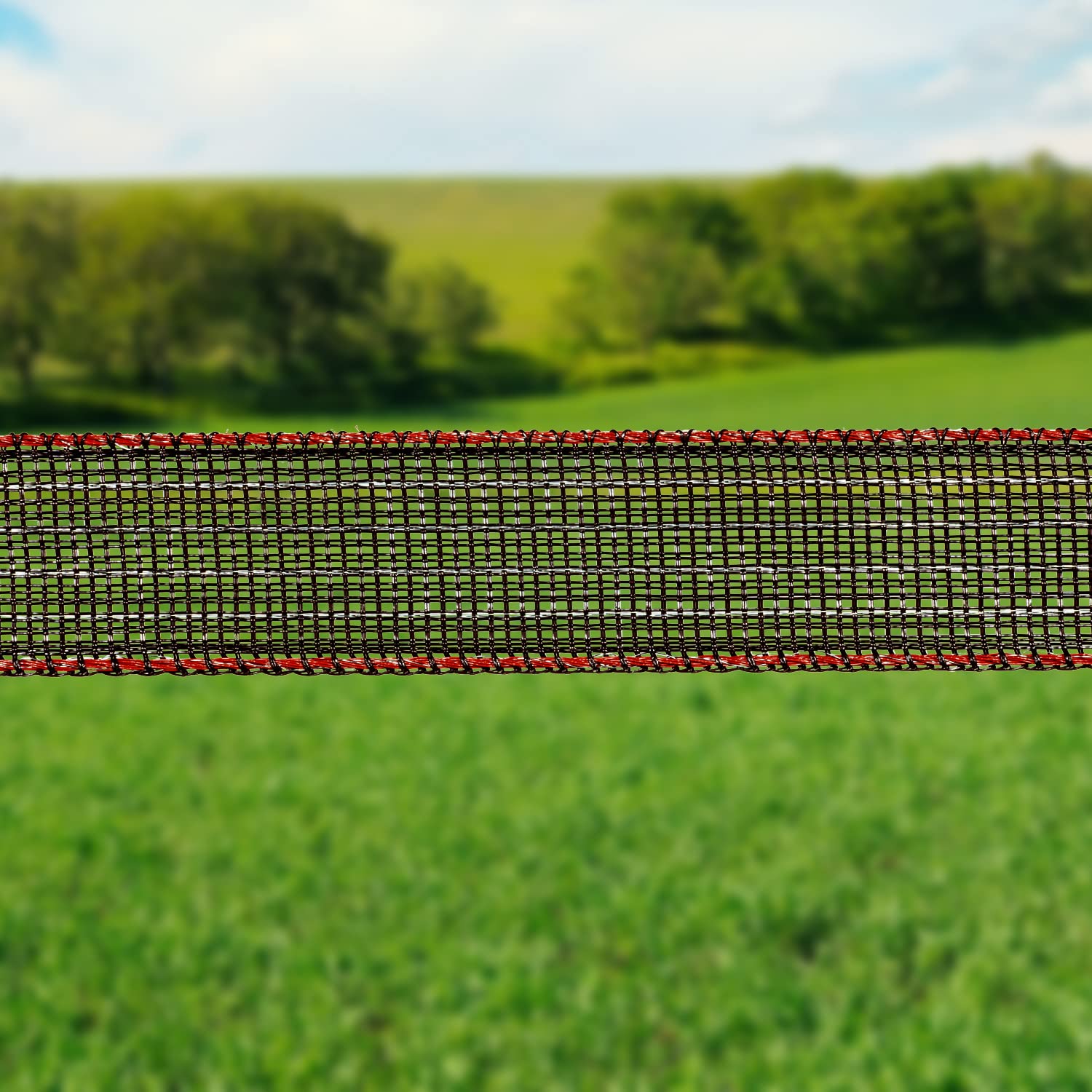 Gallagher Pferdezaun-Breitband TurboStar (terra) - 200 m/40 mm - UV-stabil und witterungsbeständig - Ausgezeichnete Sichtbarkeit