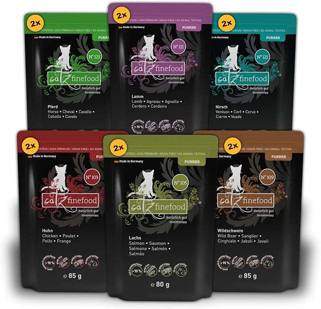 Catz Finefood Purrrr Collection Ii Karma dla Kotów, 12 x 85 g