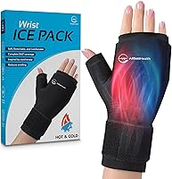 Vista 9 de Toalla refrescante con insertos de paquete de hielo de gel suave Incluye 2 paquetes de hielo en gel reutilizables - Envase de compresión multiusos