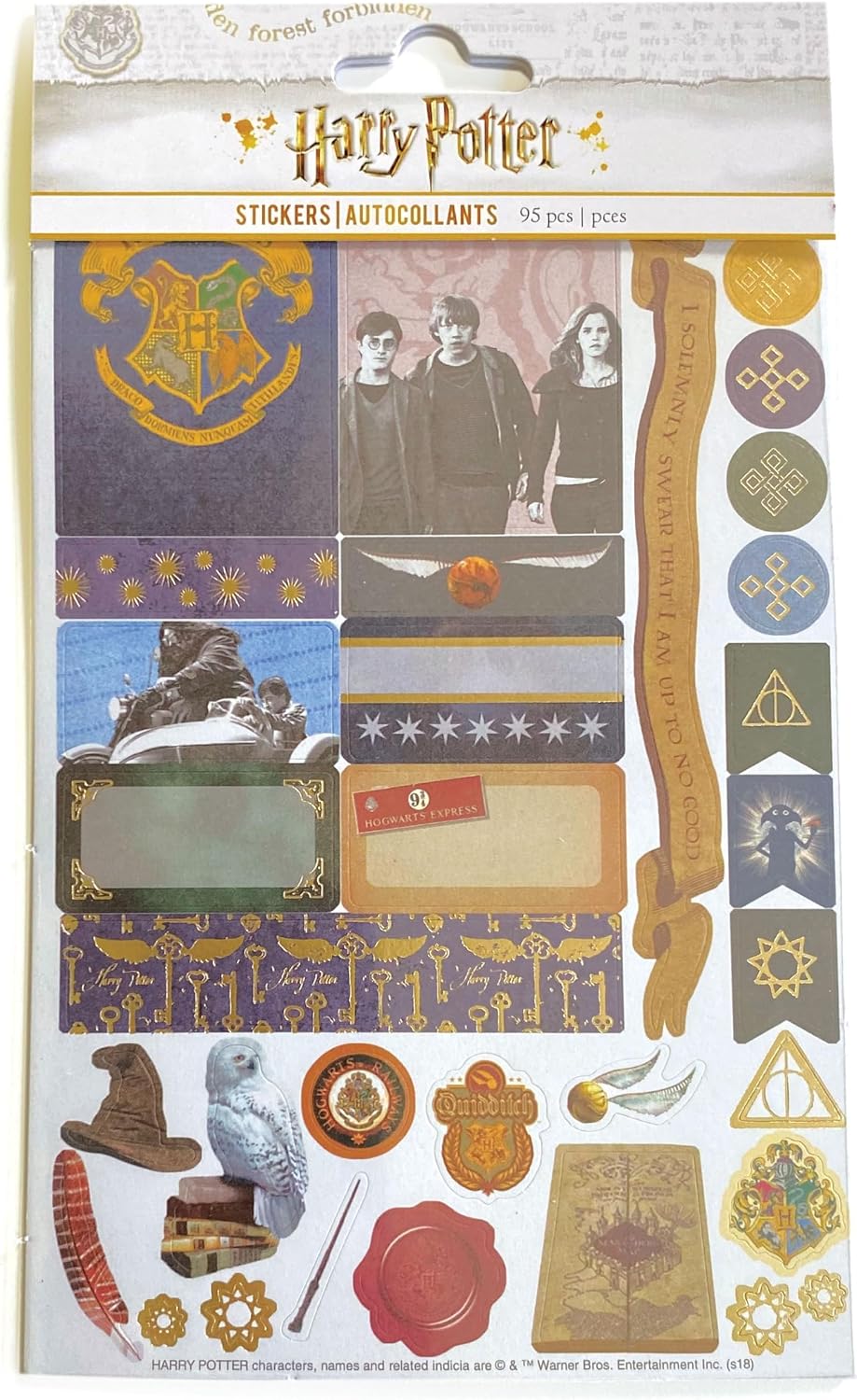 Paper House Productions Harry Potter Planner Sticker Pack of 4 Sticker Sheets for Planners, Journaling and Crafting - Hogwarts Collection image 4