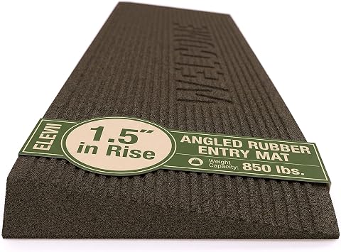 EZ-ACCESS ELEVII - Transitions Angled Entry MAT, Welcome, TAN, 1.5-in