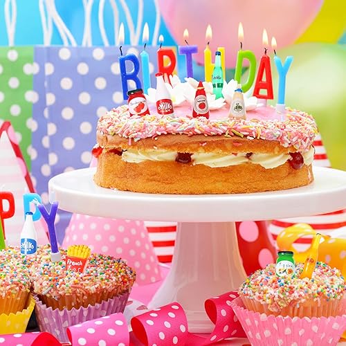 Miniatura 6 de Juego de 50 piezas de accesorios de comida rápida en miniatura para casa de muñecas, mezcla de resina, bebida, mini hamburguesa, papas fritas, jugo,