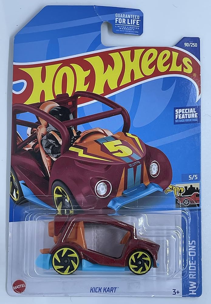 Amazon.com: Hot Wheels - Kick Kart - HW Ride-Ons 5/5 [red