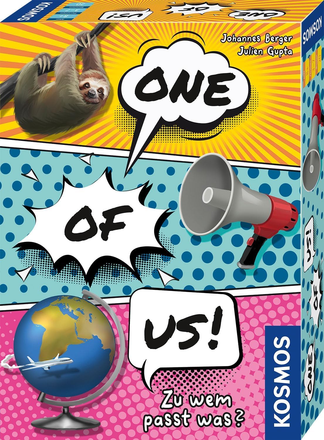 KOSMOS 683993 One of Us - Juego de Fiesta cooperativo para 3 – 7 Personas a Partir de 8 años, Divertido Juego de Cartas, Juego de Mesa, Juego de Mesa