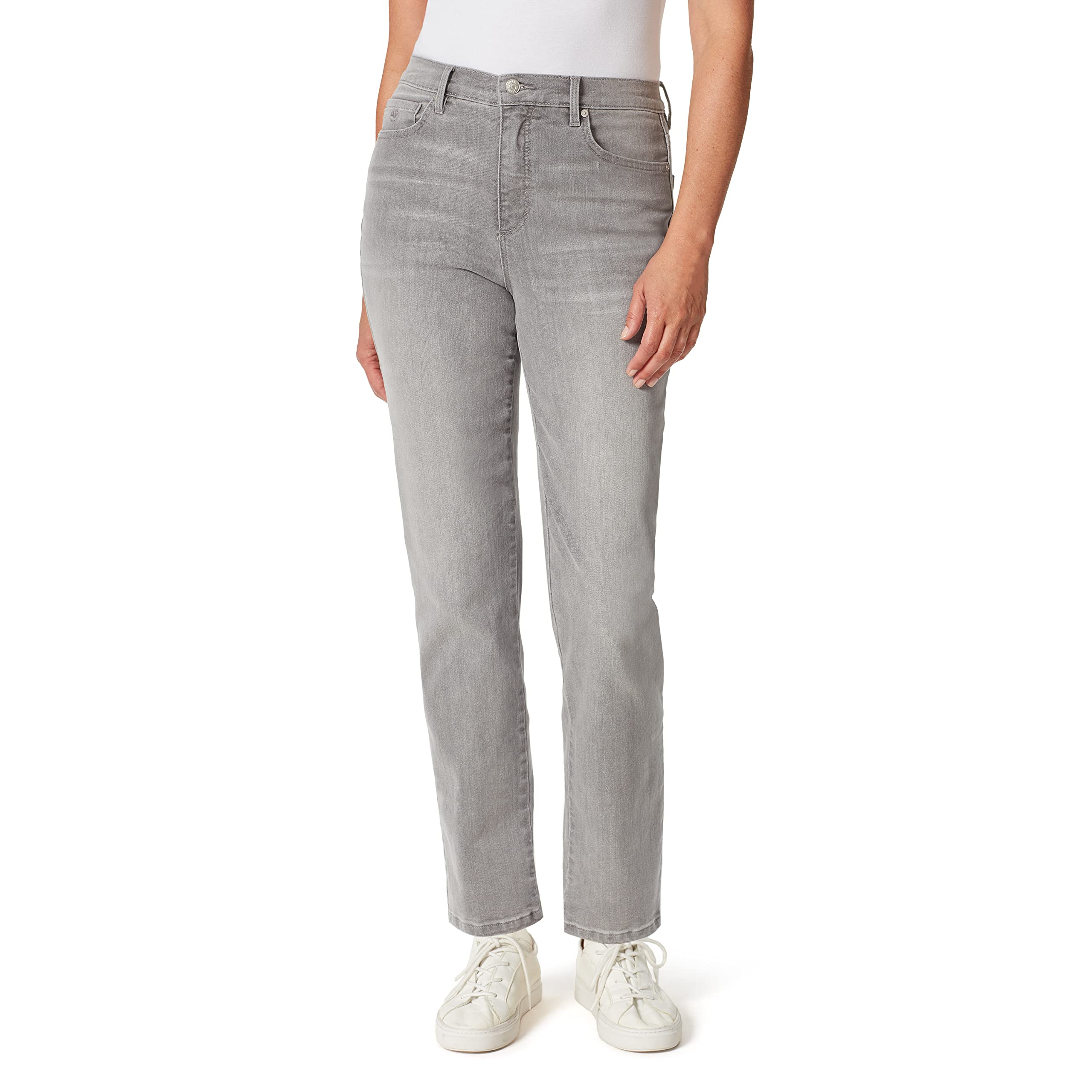 Gloria Vanderbilt Womens Amanda Classic High Rise Tapered Jean Petite